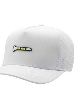 White Performance Tee Time Augusta Hat